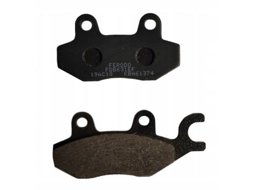 Klocek Hamulcowy Kpl. Klocki Hamulcowe Tył, Przeznaczenie: Droga-Mały