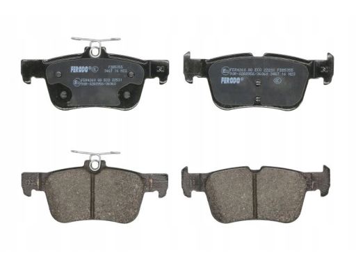 Klocek Hamulcowy Kpl. Klocek Hamulcowy Kpl. Tył , Pasuje Do: Ford Focu