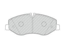 Klocek Hamulcowy Kpl. Klocek Hamulcowy Kpl. Przód , Pasuje Do: Mercede