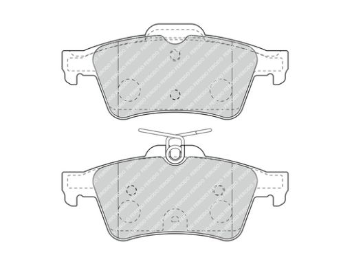 Klocek Hamulcowy Kpl. Klocek Hamulcowy Kpl. Tył , Pasuje Do: Ford Focu