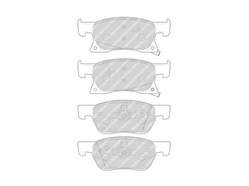 Klocek Hamulcowy Kpl. Klocek Hamulcowy Kpl. Przód (Z Dodatkami), Pasuj
