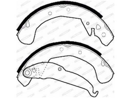 Szczęki Hamulcowe Kpl. Szczęka Hamulcowa Pasuje Do: Chevrolet Corsa,