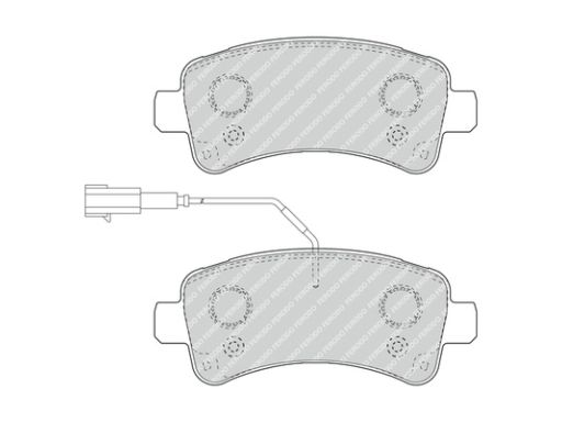Klocek Hamulcowy Kpl. Klocek Hamulcowy Kpl. Tył , Pasuje Do: Citroen