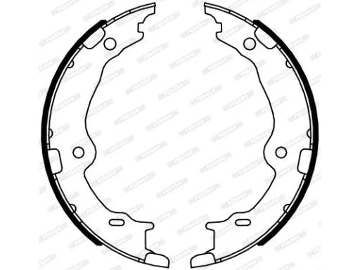 Szczęki Hamulca Postojowego Kpl. Szczęka Hamulcowa Pasuje Do: Lexus Ls