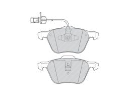 Klocek Hamulcowy Kpl. Klocek Hamulcowy Kpl. Przód , Pasuje Do: Vw