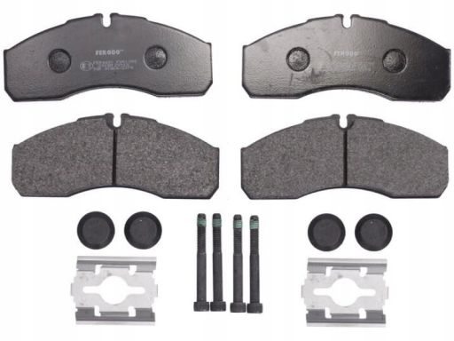 Klocek Hamulcowy Kpl. Klocek Hamulcowy Kpl. Przód (Z Dodatkami), Pasuj