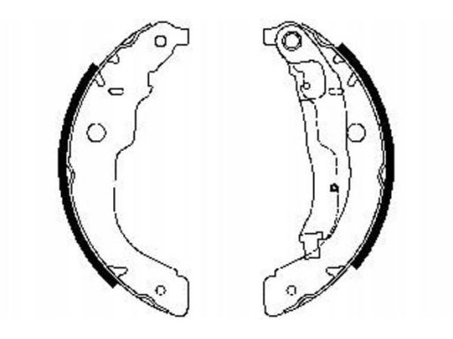 Szczęki Hamulcowe Kpl. Szczęka Hamulcowa Pasuje Do: Ds Ds 3, Citroen C