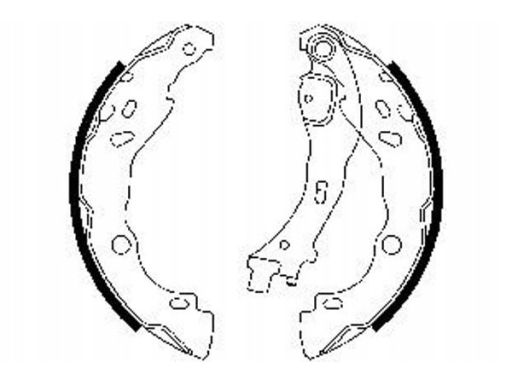 Szczęki Hamulcowe Kpl. Szczęka Hamulcowa Pasuje Do: Citroen C2, C2