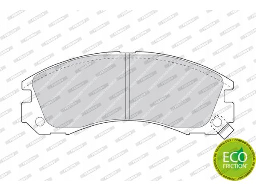Klocek Hamulcowy Kpl. Klocek Hamulcowy Kpl. Przód , Pasuje Do: Mitsubi