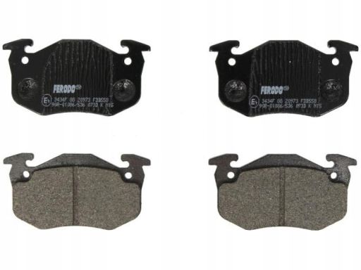 Klocek Hamulcowy Kpl. Klocek Hamulcowy Kpl. Tył , Pasuje Do: Citroen S