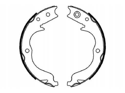 Szczęki Hamulca Postojowego Kpl. Szczęka Hamulcowa Pasuje Do: Citroen