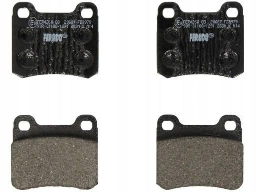 Klocek Hamulcowy Kpl. Klocek Hamulcowy Kpl. Tył , Pasuje Do: Mercedes