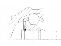 0.022455 Przegub Napędowy Wewnętrzny L/P (/33Z) Pasuje Do: Seat Arosa,