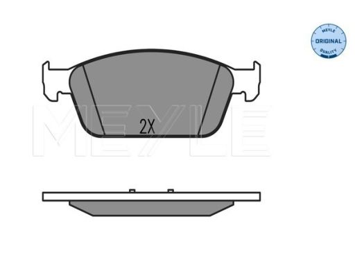 025 257 3618 Klocek Hamulcowy Kpl. Przód , Pasuje Do: Ford Focus Iii,