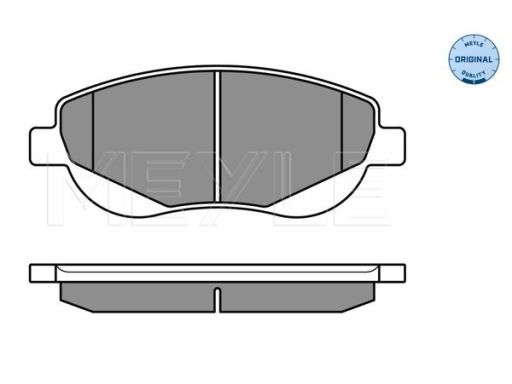 025 249 4619/W Klocek Hamulcowy Kpl. Przód (Z Podkładką Wytłumiającą),