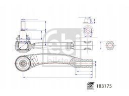 Fe183175 Końcówka Drążka Kierowniczego L Pasuje Do: Porsche Panamera