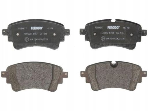 Klocek Hamulcowy Kpl. Klocek Hamulcowy Kpl. Tył (Z Dodatkami), Pasuje