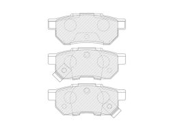 Klocek Hamulcowy Kpl. Klocek Hamulcowy Kpl. Tył , Pasuje Do: Ford