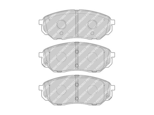 Klocek Hamulcowy Kpl. Klocek Hamulcowy Kpl. Przód , Pasuje Do: Hyundai