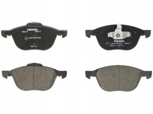 Klocek Hamulcowy Kpl. Klocek Hamulcowy Kpl. Przód , Pasuje Do: Ford C-