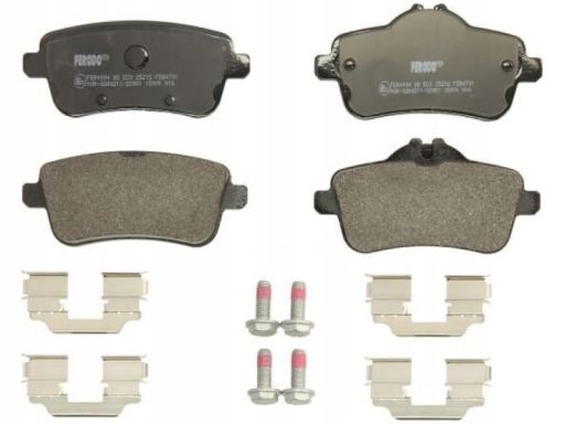 Klocek Hamulcowy Kpl. Klocek Hamulcowy Kpl. Tył , Pasuje Do: Mercedes