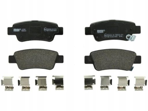 Klocek Hamulcowy Kpl. Klocek Hamulcowy Kpl. Tył , Pasuje Do: Honda Cr-