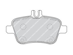 Klocek Hamulcowy Kpl. Klocek Hamulcowy Kpl. Tył , Pasuje Do: Mercedes