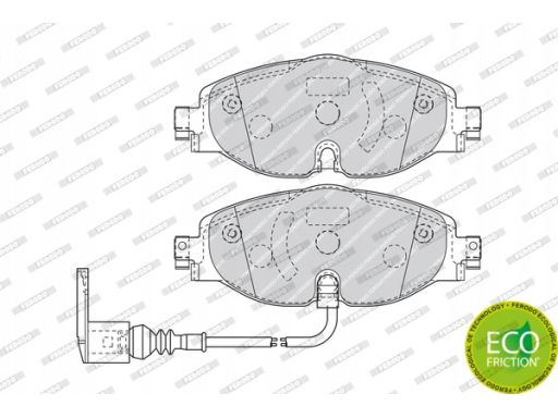 Klocek Hamulcowy Kpl. Klocek Hamulcowy Kpl. Przód (Z Dodatkami), Pasuj