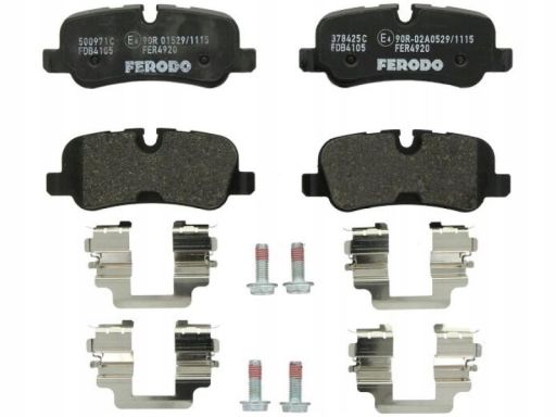 Klocek Hamulcowy Kpl. Klocek Hamulcowy Kpl. Tył , Pasuje Do: Land Rove