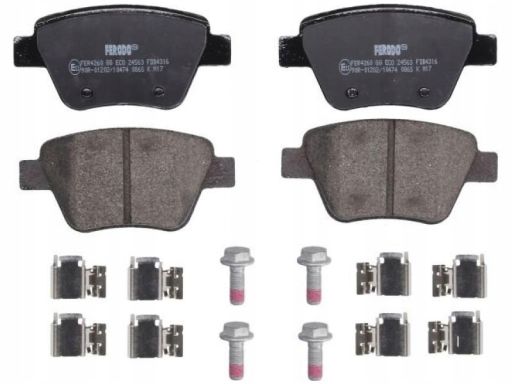 Klocek Hamulcowy Kpl. Klocek Hamulcowy Kpl. Tył , Pasuje Do: Audi A1,