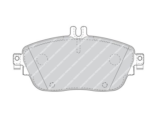 Klocek Hamulcowy Kpl. Klocek Hamulcowy Kpl. Przód , Pasuje Do: Mercede