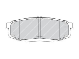 Klocek Hamulcowy Kpl. Klocek Hamulcowy Kpl. Tył , Pasuje Do: Lexus Lx,