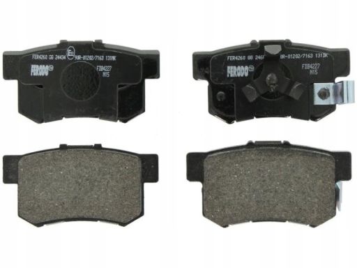 Klocek Hamulcowy Kpl. Klocek Hamulcowy Kpl. Tył , Pasuje Do: Acura Rdx