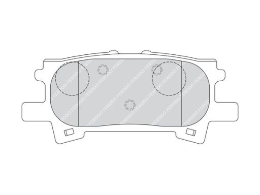 Klocek Hamulcowy Kpl. Klocek Hamulcowy Kpl. Tył , Pasuje Do: Lexus Rx,
