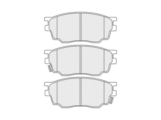 Klocek Hamulcowy Kpl. Klocek Hamulcowy Kpl. Przód (Z Zamkiem), Pasuje