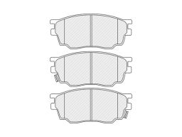 Klocek Hamulcowy Kpl. Klocek Hamulcowy Kpl. Przód (Z Zamkiem), Pasuje