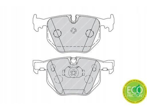 Klocek Hamulcowy Kpl. Klocek Hamulcowy Kpl. Tył (Z Zamkiem), Pasuje Do