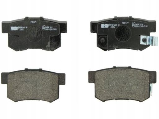 Klocek Hamulcowy Kpl. Klocek Hamulcowy Kpl. Tył , Pasuje Do: Acura Rl,