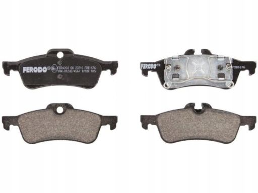 Klocek Hamulcowy Kpl. Klocek Hamulcowy Kpl. Tył (Z Dodatkami, Z Zamkie