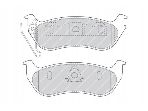 Klocek Hamulcowy Kpl. Klocek Hamulcowy Kpl. Tył (Z Zamkiem), Pasuje Do