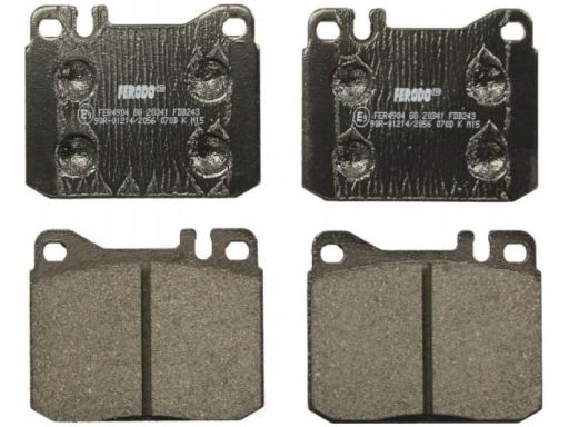 Klocek Hamulcowy Kpl. Klocek Hamulcowy Kpl. Przód , Pasuje Do: Mercede