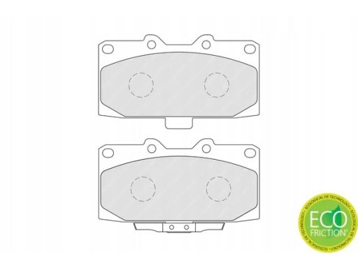 Klocek Hamulcowy Kpl. Klocek Hamulcowy Kpl. Przód (Z Zamkiem), Pasuje
