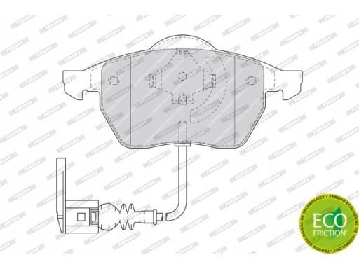Klocek Hamulcowy Kpl. Klocek Hamulcowy Kpl. Przód (Z Zamkiem), Pasuje