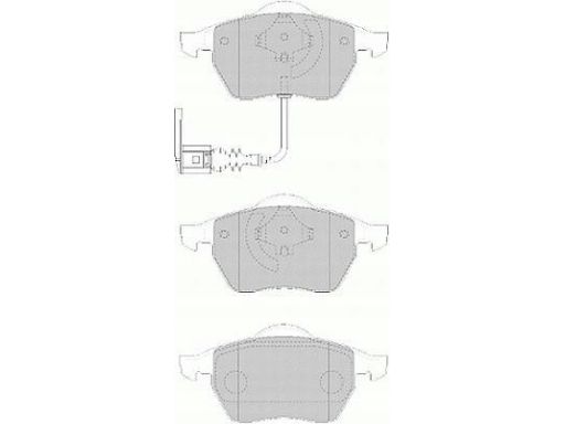 Klocek Hamulcowy Kpl. Klocek Hamulcowy Kpl. Przód (Z Zamkiem), Pasuje