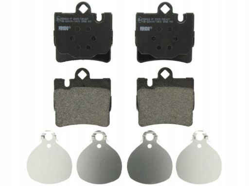 Klocek Hamulcowy Kpl. Klocek Hamulcowy Kpl. Tył , Pasuje Do: Mercedes