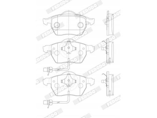 Klocek Hamulcowy Kpl. Klocek Hamulcowy Kpl. Przód , Pasuje Do: Audi A4