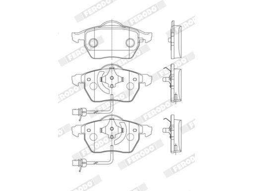 Klocek Hamulcowy Kpl. Klocek Hamulcowy Kpl. Przód , Pasuje Do: Audi A4