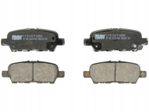 Klocek Hamulcowy Kpl. Klocek Hamulcowy Kpl. Tył , Pasuje Do: Infiniti