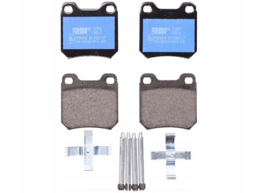 Klocek Hamulcowy Kpl. Klocek Hamulcowy Kpl. Tył (Z Dodatkami, Z Kołkie