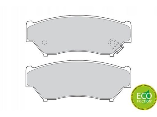 Klocek Hamulcowy Kpl. Klocek Hamulcowy Kpl. Przód , Pasuje Do: Geo